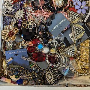 Mystery Grab Bag Lot 2LBS Assorted Vintage Modern Junk Harvest Wear